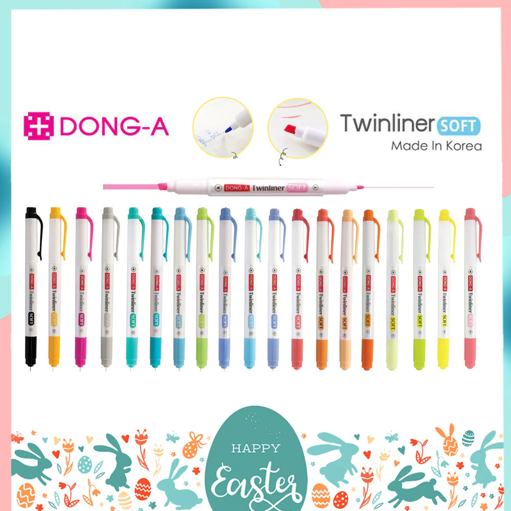 ปากกาเน้นข้อความ ทวินไลเนอร์ Twinliner แยกแท่ง และเซ็ต