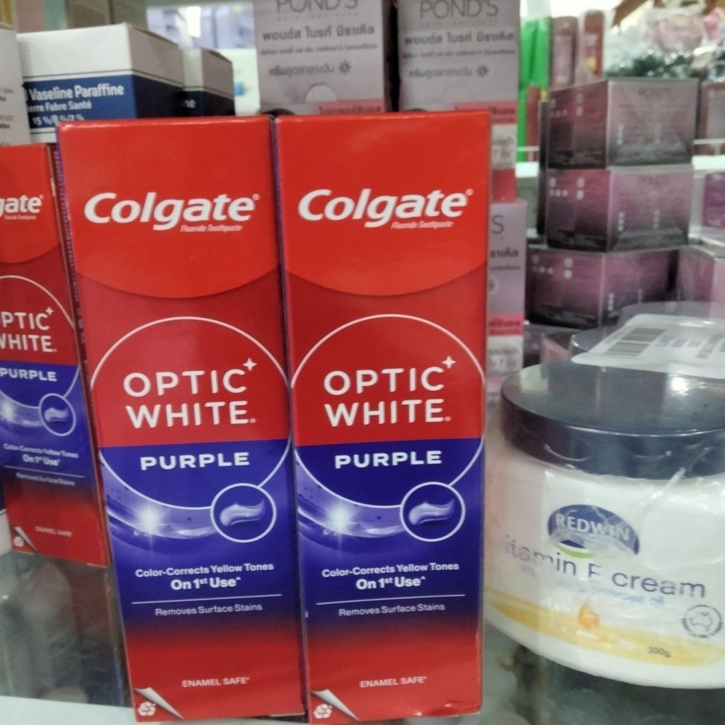 T Thailand Lujie Speedy White ยาสีฟันแสงสีม่วง 100 ผล Better Fresh Breath ลบคราบฟัน 25.8.24