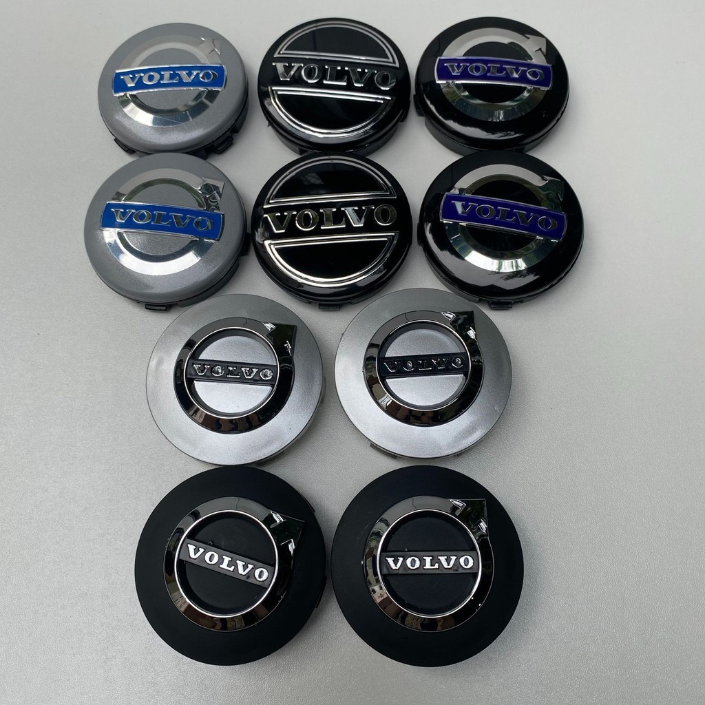 64 มม.ใช้ได้กับ Volvo S40 S60 S80L XC60 XC90 ฝาครอบศูนย์ล้อมาตรฐาน
