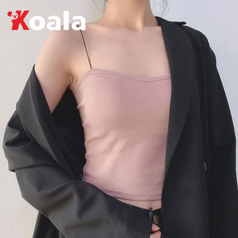 KOALA เสื้อสายเดี่ยว บรา สายเดี่ยว เสื้อกล้าม มีฟองน้ำในตัว เสื้อครอป รหัส