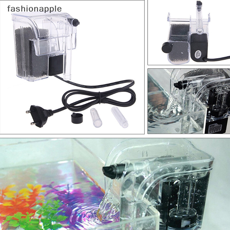 [fashionapple] ใหม่น้ําตก Hang On ปั๊มออกซิเจนภายนอกเครื่องกรองน้ํา F Aquarium Fish สต็อกใหม่