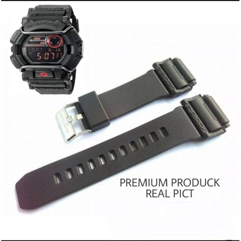 CASIO G-SHOCK GD-400 GD400 GD 350 สายนาฬิกา Gshock GD400 GD350 สายนาฬิกาสีดํา