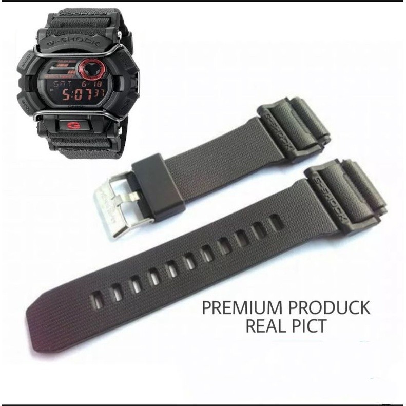 Hitam Casio G-SHOCK GD-400 GD400 GD 350 สายนาฬิกา Gshock GD400 GD350 สายนาฬิกาสีดํา