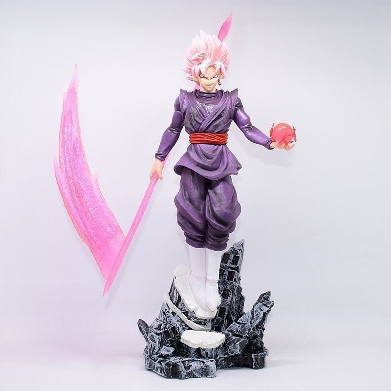 อะนิเมะ Dragon Ball Super Pink Goku Zamas รูป Super Saiyan Black Goku เครื่องประดับชุดของขวัญ