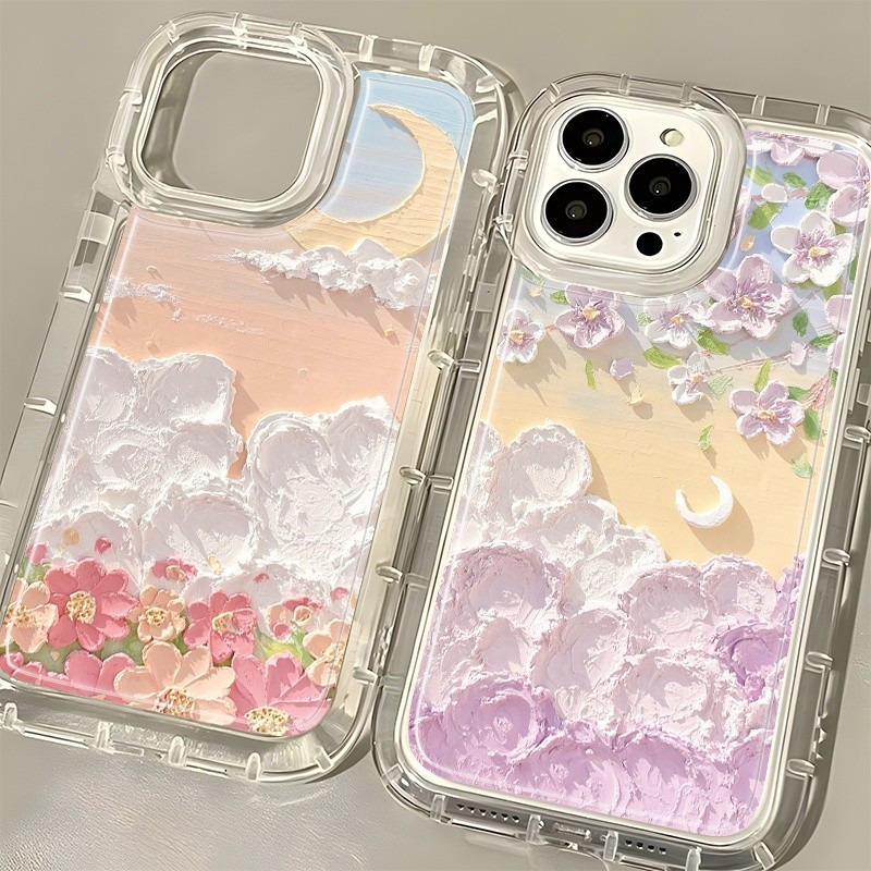 ภาพวาดสีน้ํามันศิลปะโปร่งใส Soft Case HP Realme C75 C75x C65 หมายเหตุ 60 หมายเหตุ 60x C61 C63 C65 C6