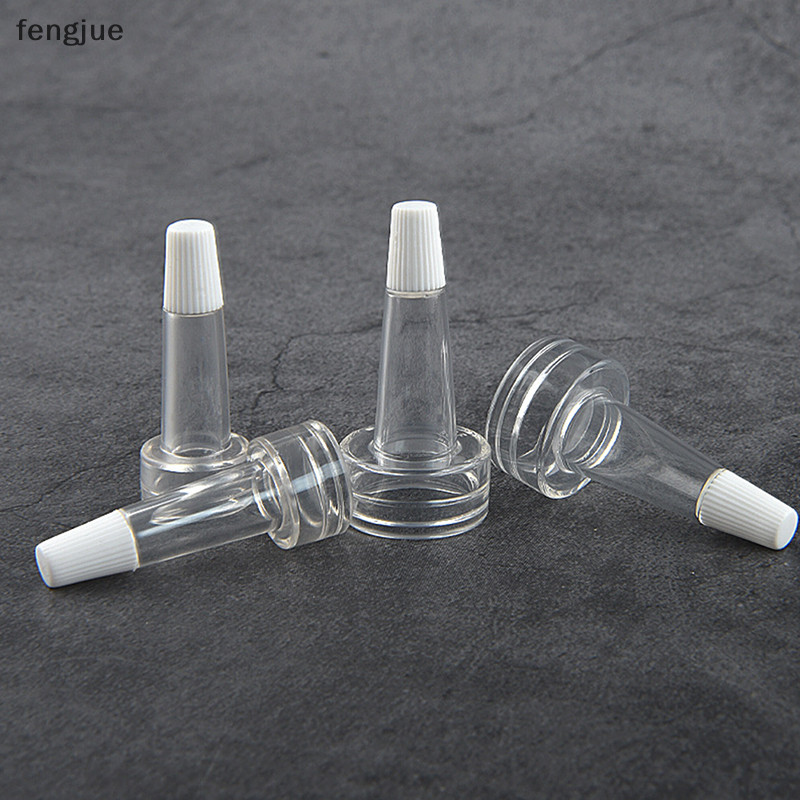 Fengjue 10 ชิ้น Mini ขวดรีฟิลตัวอย่างขวดเปล่าพร้อมฝาปิดขวดบรรจุผง TH