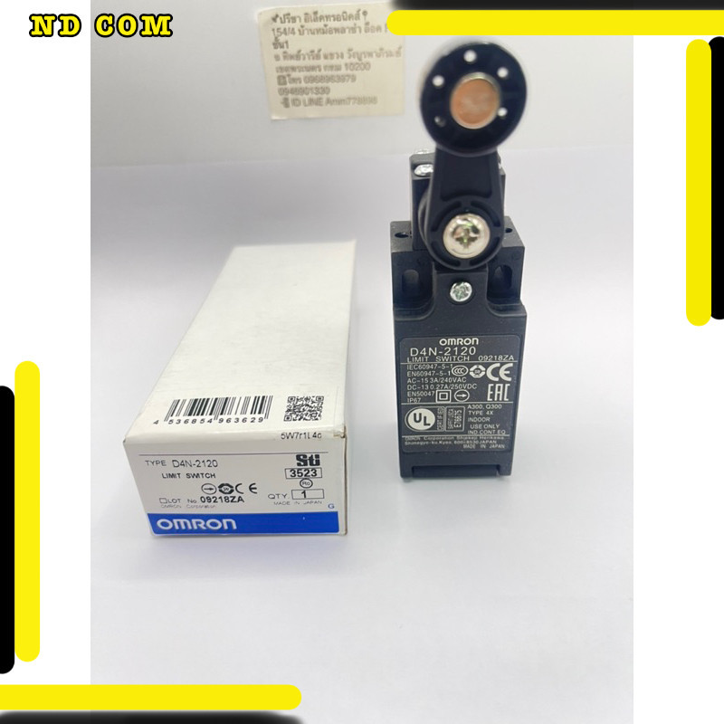 สุดคุ้ม! D4N-2120 D4N Omron Automation and Safety Limit Switches