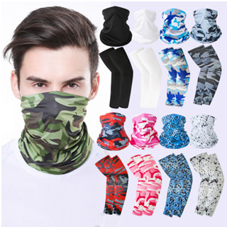 Bandana+arm Sleeve Anti Dust UV Bicycle Motor Fishing อุปกรณ…