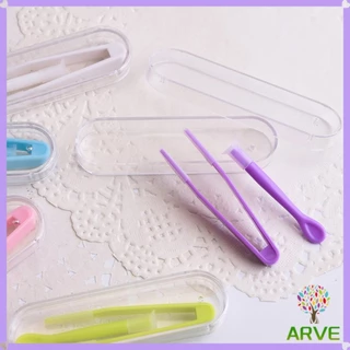 ARVE แหนบคอนแทคเลนส์ ใช้ซ้ําได้ พร้อมกล่องเก็บ ที่คีบเลนส์ + ตัวดูดเลนส์ + กล่องอุปกรณ์เสริม Glasses accessories