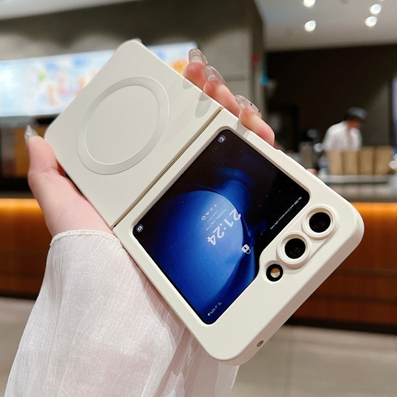 ซิลิโคนนุ่มเคสโทรศัพท์สําหรับ Samsung Galaxy Z Flip 6 5 4 3 Flip6 Flip5 Flip4 Flip3 5G ป้องกันกันกระแทก