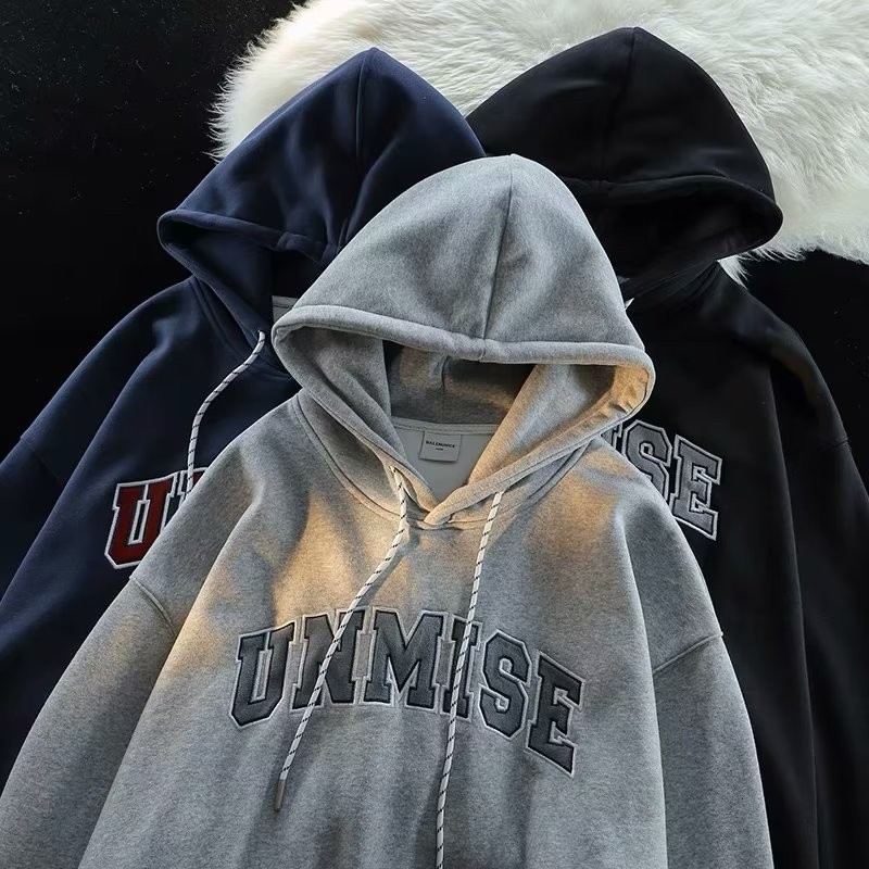 ⚡️แฟชั่น สไตส์วัยรุ่นเกาหลี ลาย เสื้อกันหนาว เสื้อกันหนาวมีฮู้ดผู้ชาย hoodies เนื้อผ้านิ่ม