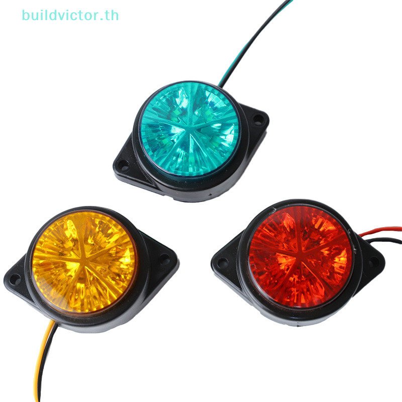 Buildvictor รถ Circular Carriage มุม Light Freight สีรถ LED อิเล็กทรอนิกส์ขอบ Light Creative ไฟเตือนด้านนอกหลังคาความสูงโคมไฟ TH