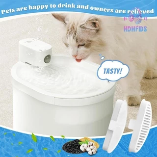 [ในสต็อก]ตัวกรองน้ําพุแมว 6 ชิ้นสําหรับน้ําพุ Uahpet 67oz/2L น้ําพุแมวอะไหล่น้ําพุแมวอุปกรณ์เสริมตัวกรอง