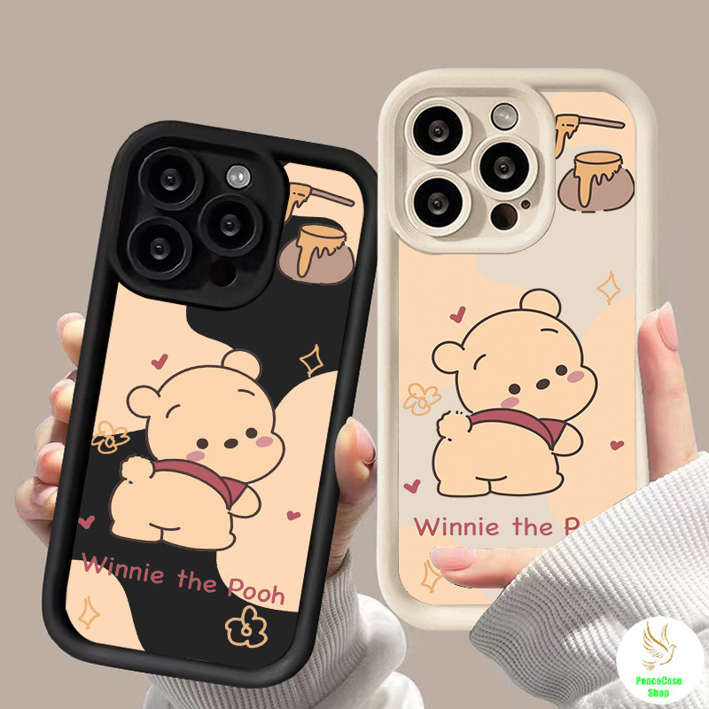 COD-ในไทยเคสไอโฟน TPU เคสโทรศัพท์มือถือ นวินนี่เดอะพูห์แลสําหรับ IPhone 11 XR 7 8 Plus 15 14 13 12 Pro MAX X XS MAX SE