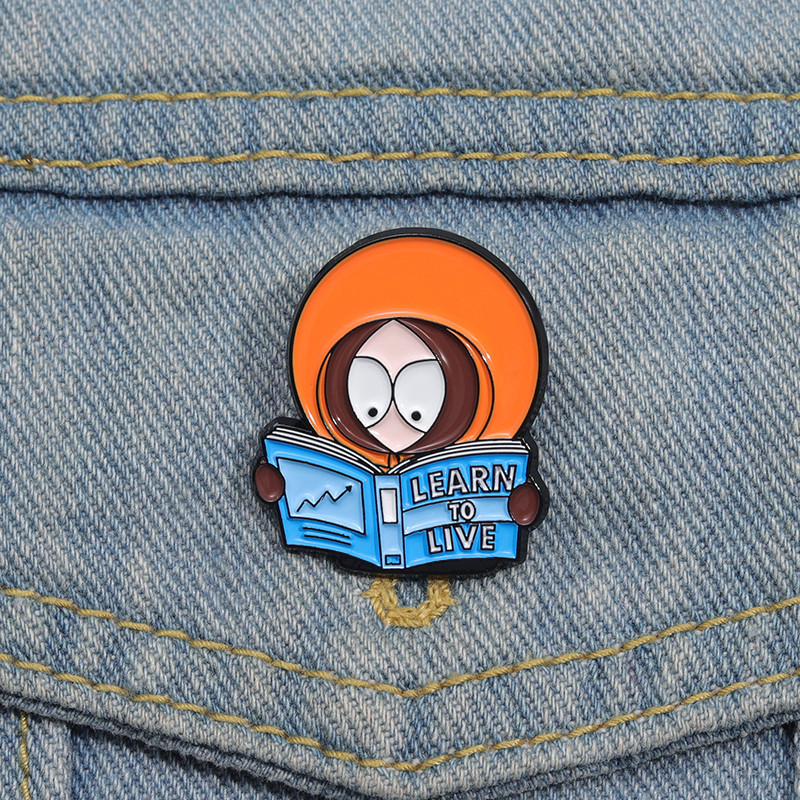 South Park Kenny เข็มกลัดน่ารักการ์ตูน Anime Girl Badge เสื้อผ้าอุปกรณ์เสริมของขวัญเครื่องประดับสําหรับเพื่อน