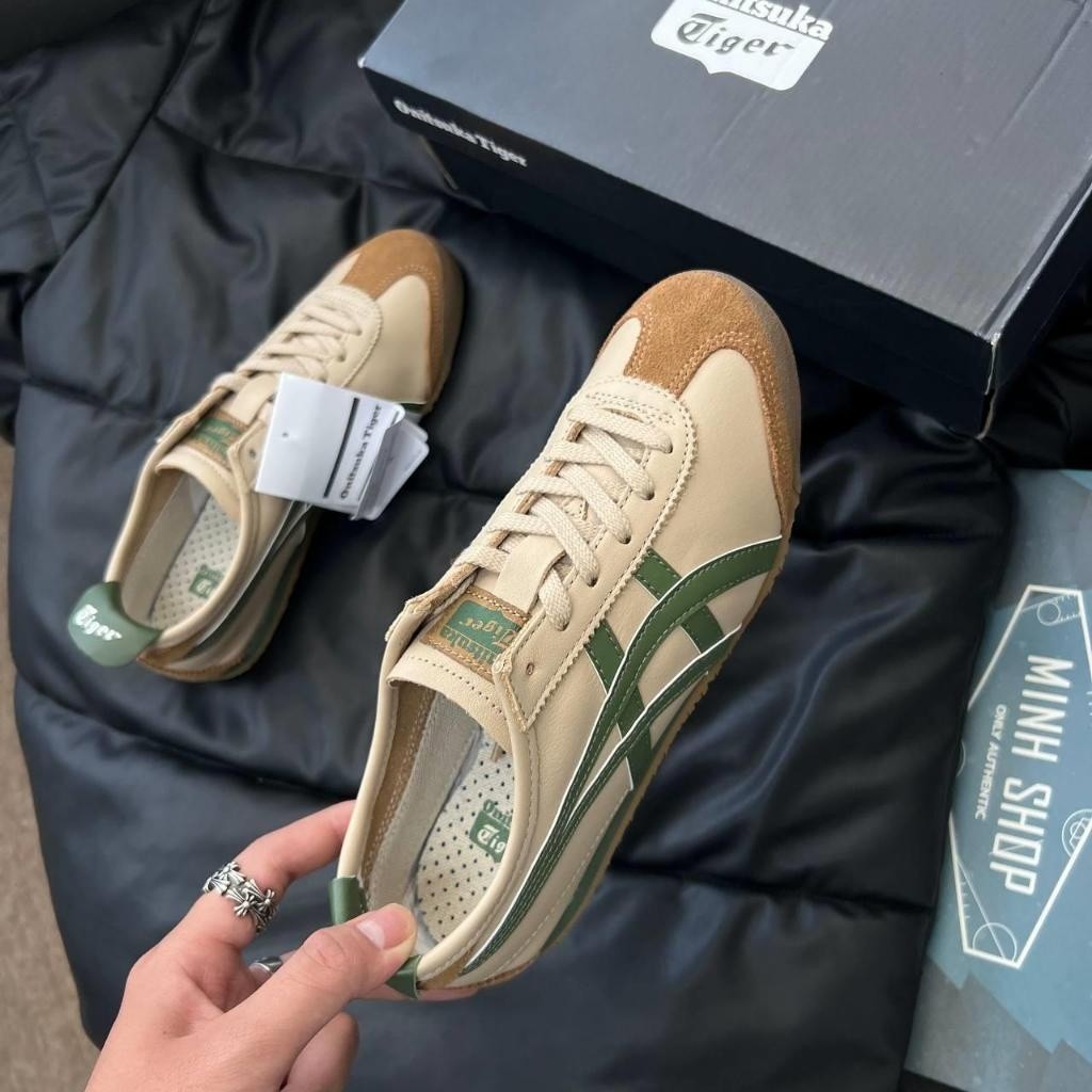 Onitsuka Tiger tokuten'beige green' _ รองเท้า Onitsuka Tiger MEXICO 66สำหรับผู้ชายและผู้หญิง2024 ase