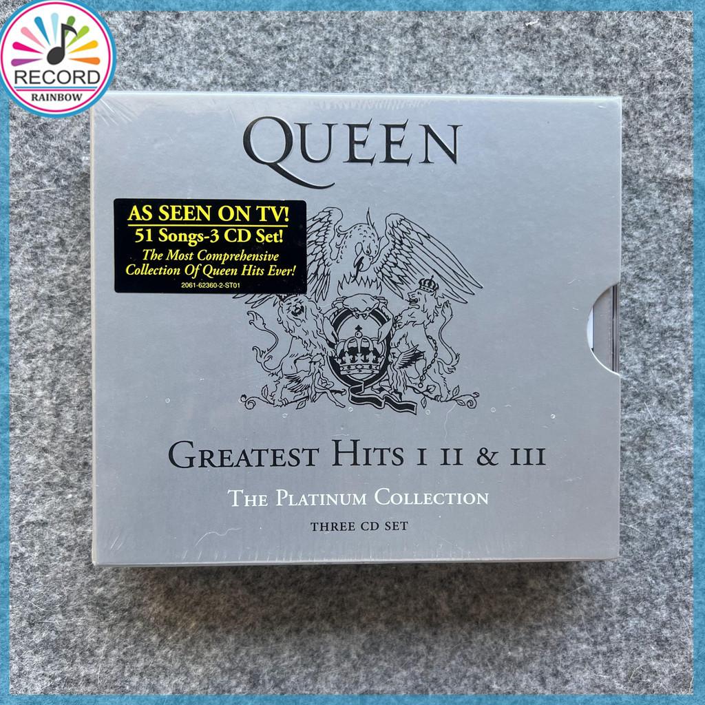 Queen Greatest Hits I, II & III Original 3CD Album [Sealed] Brand New