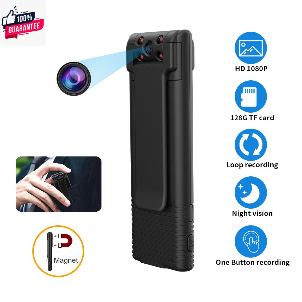 กล้องติดเสื้อ กล้องติดหน้าอก กล้องจิ๋ว เครื่องันทึกเสียง MD80 DV 2MP Mini Action Camera กล้องกล้องวิ