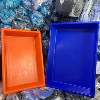 ถาดใส่อาหาร/อาหารทะเล(เกรดเรือประมง) (ขนาดเล็ก/ใหญ่) สีขาว/ส้ม/น้ำเงิน