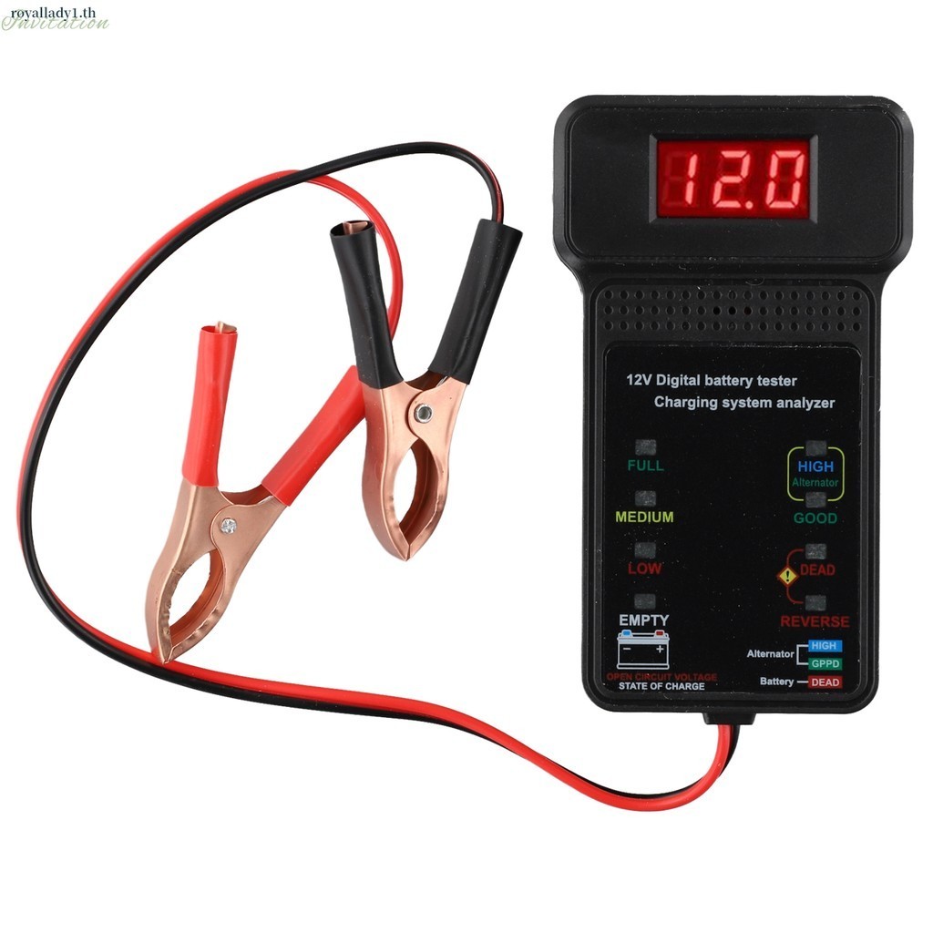 [ในสต็อก] เครื่องทดสอบแบตเตอรี่ 12V 100-2000CCA รถเครื่องตรวจจับปริมาณไฟฟ้าเครื่องมือวินิจฉัย
