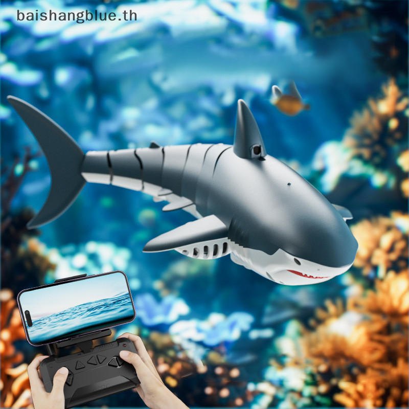 Pre 2.4G รีโมทคอนโทรล Shark ของเล่น 4K HD กล้องสมาร์ท Rc Shark Whale ของเล่นน้ํารีโมทคอนโทรลเรือเรือดําน้ําหุ่นยนต์ปลาของเล่นไฟฟ้าสําหรับเด็กเด็กทารก SMRT