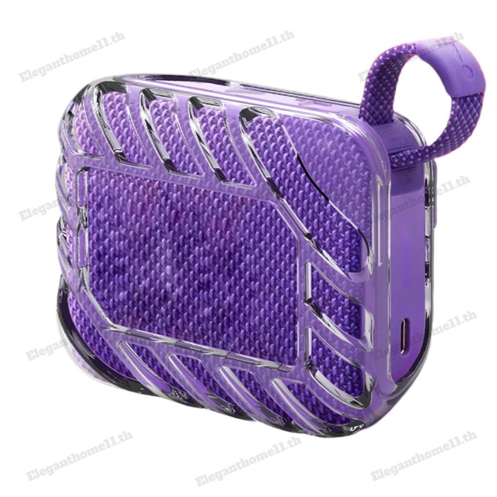 Tpu Cover Case Anti-Drop กันกระแทกกระเป๋าถือสําหรับ JBL Go 4 ลําโพงพกพา