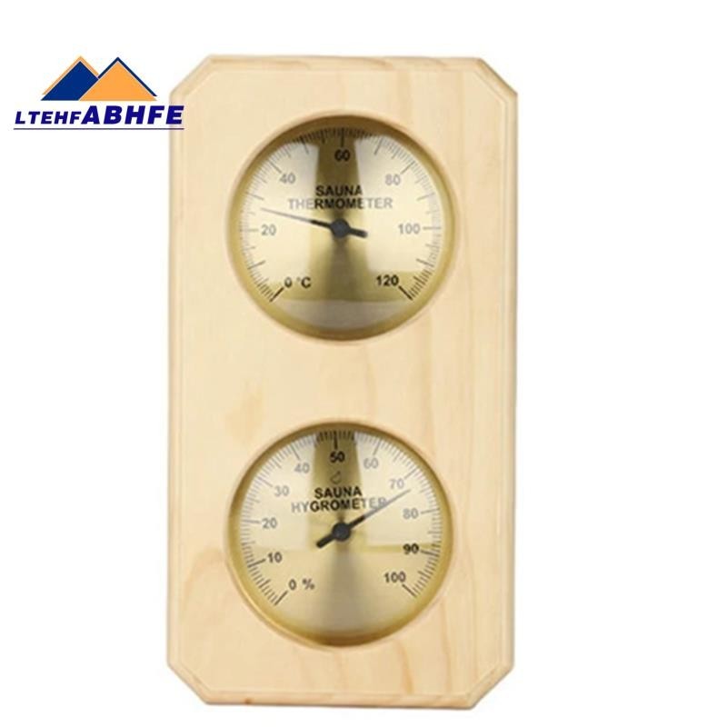 🔥 เครื่องวัดอุณหภูมิsauna 2 in 1 ไม้ซาวน่า Hygrothermograph ในร่มเซลเซียสเครื่องวัดอุณหภูมิและไฮโกรมิเตอร์สําหรับโรงแรมหรือห้องซาวน่าติดตั้งง่ายใช้งานง่าย