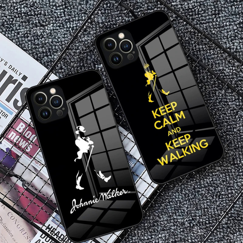 BK-1 J-Johnnie Walker โลโก้เคสโทรศัพท์สําหรับ iPhone 17,15 14 Pro 11 13 12 Mini XS XR Max 6 8 7 Plus