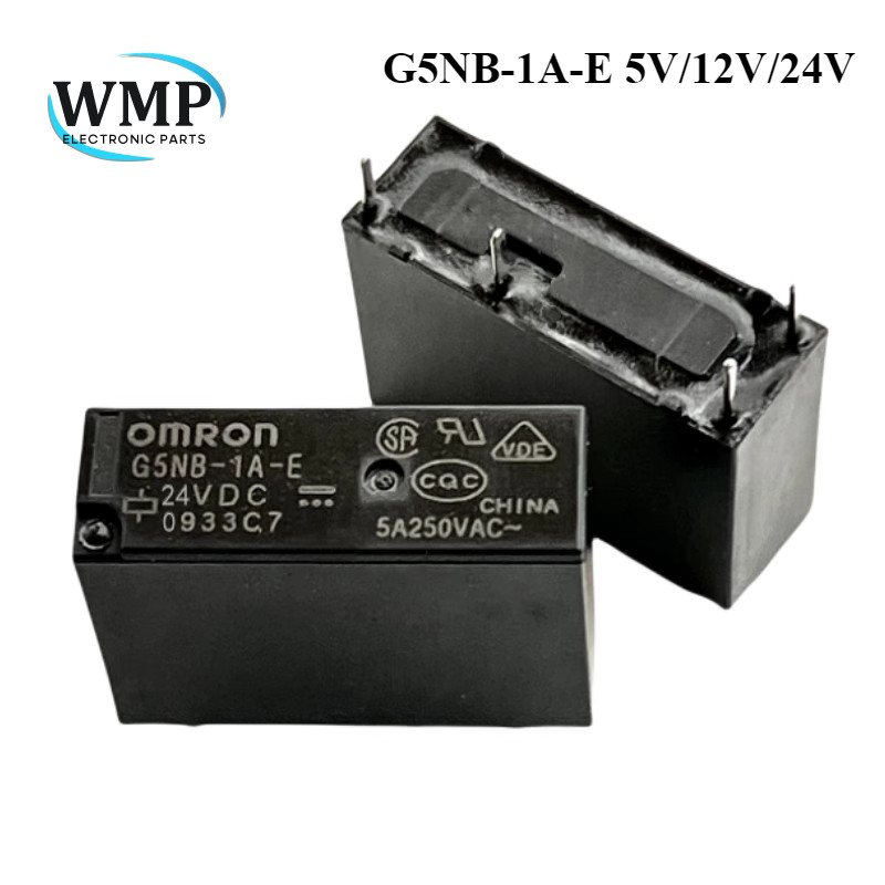 ยี่ห้อใหม่แท้ G5NB รีเลย์ 5V 12V 24V 5A 4Pin 250VAC 5VDC 12VDC 24VDC
