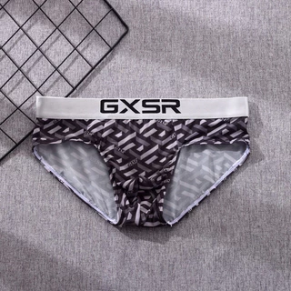 กางเกงในขาเว้า GXSR brief กางเกงในสุภาพผู้ชาย สะดวกสบาย ยืดหยุ่น กางเกงในกล่องสปอร์ต กางเกงของนักเรียน