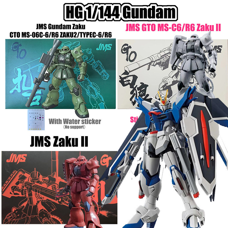 Red Michael Gundam BEARGGUY III HG Zeta MS-06R Zaku 2 Kampfer HG Impulse RGM 79 GM โมร็อกโก SDCS Zak