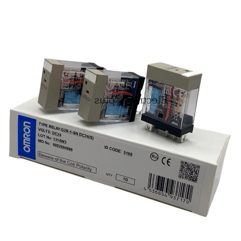 ถูกที่สุด Relay G2R-1-SN(S)มีไฟโชว์ 5 ขา 24VDC Shocket P2RF-05-E พร้อมส่ง✅ ของใหม่