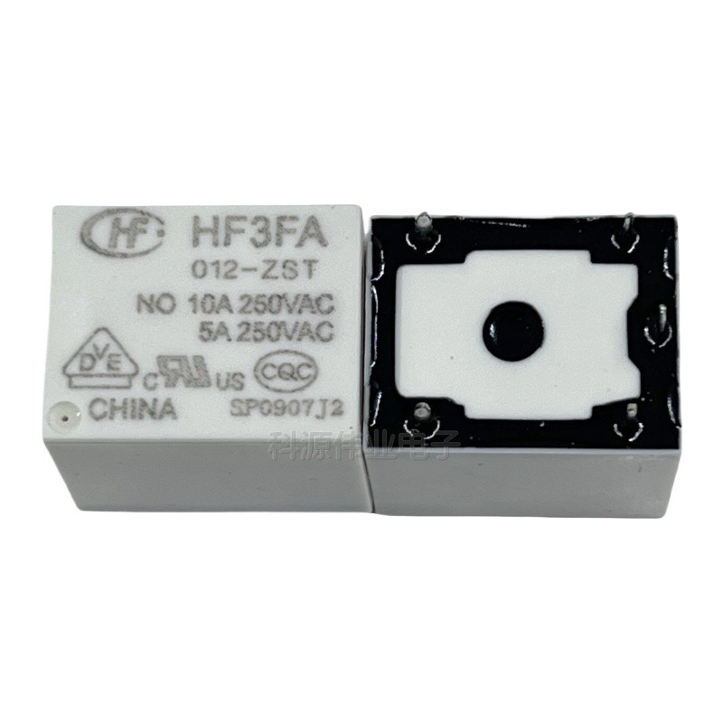 10A Honggen รีเลย์ HF3FA 005 012 024-HST ZST HTF 4/5 Pin 12V