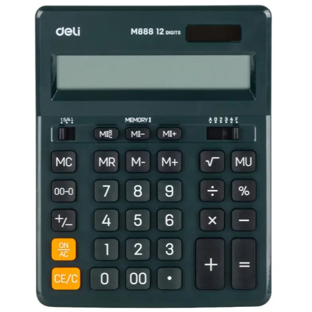 เครื่องคิดเลข deli ME888F(Green)