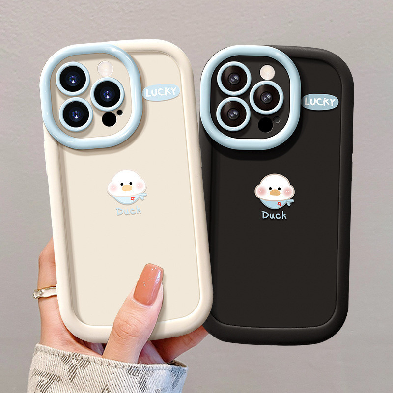 INSการ์ตูน เคสโทรศัพท์มือถือ for iPhone 11 15 14 13 12 Pro Max XR 6 7 14 15 Plus X XS Max TPUซิลิโคนเปลือกนิ่ม กันกระแทก