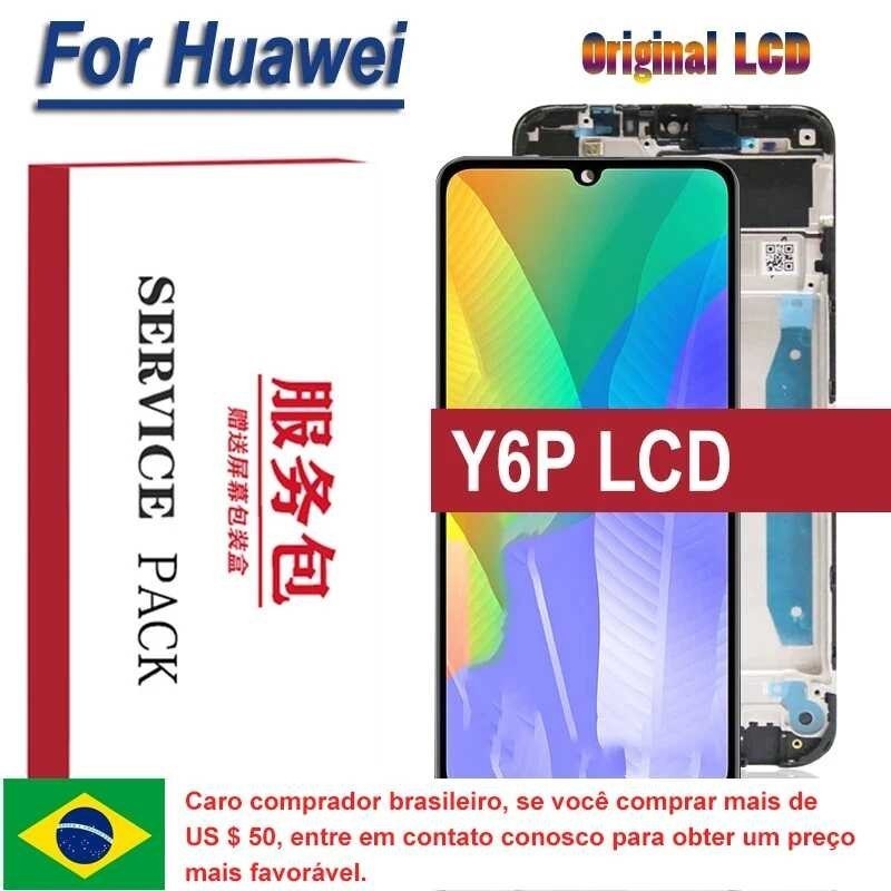 Original 6.3'' LCD  for Huawei Y6p LCD Display Touch Screen Digitizer Assembly For Huawei Y6p  MED