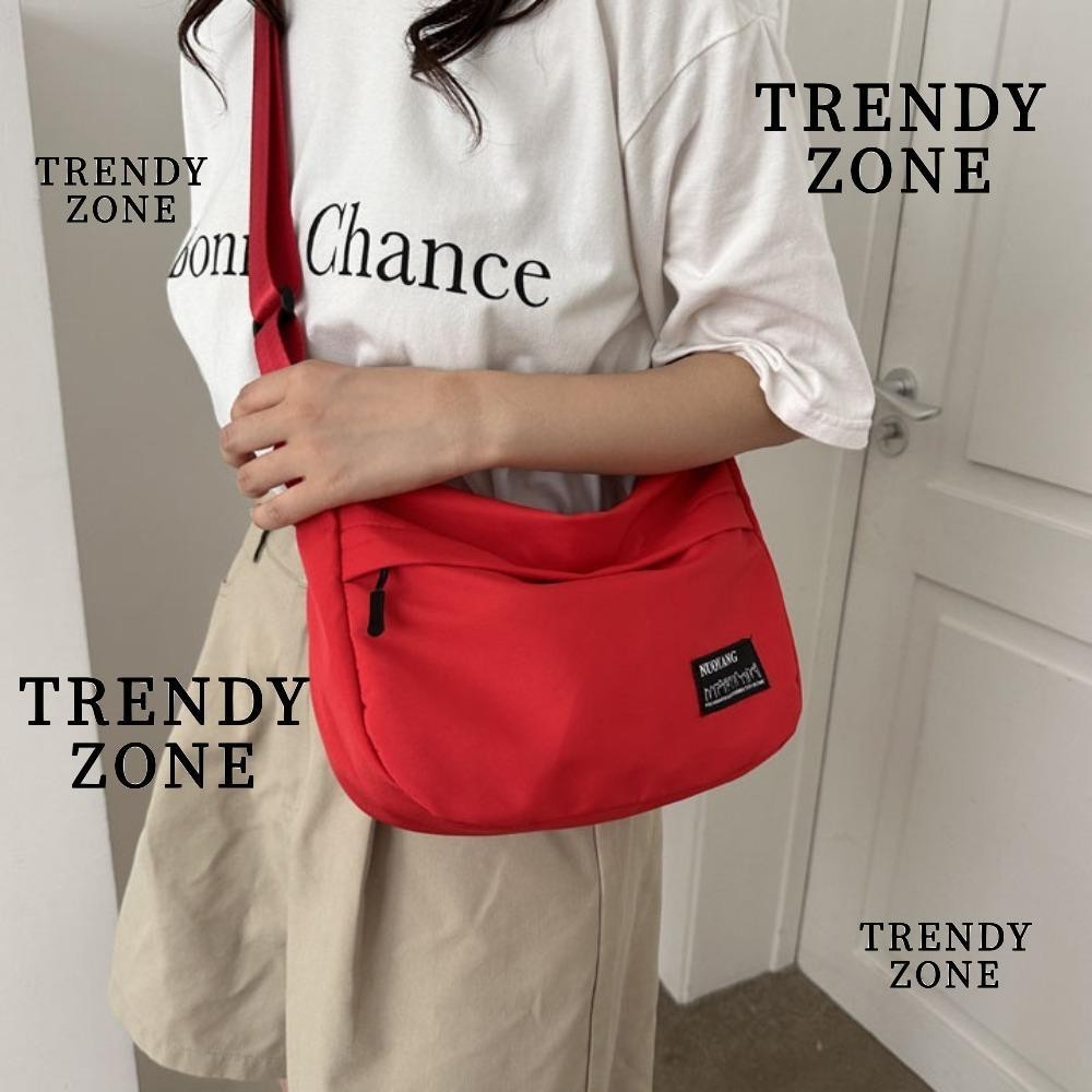 Trendyzone กระเป๋าสะพายไหล่ กระเป๋าถือ ลําลอง ความจุขนาดใหญ่ เหมาะกับงานปาร์ตี้