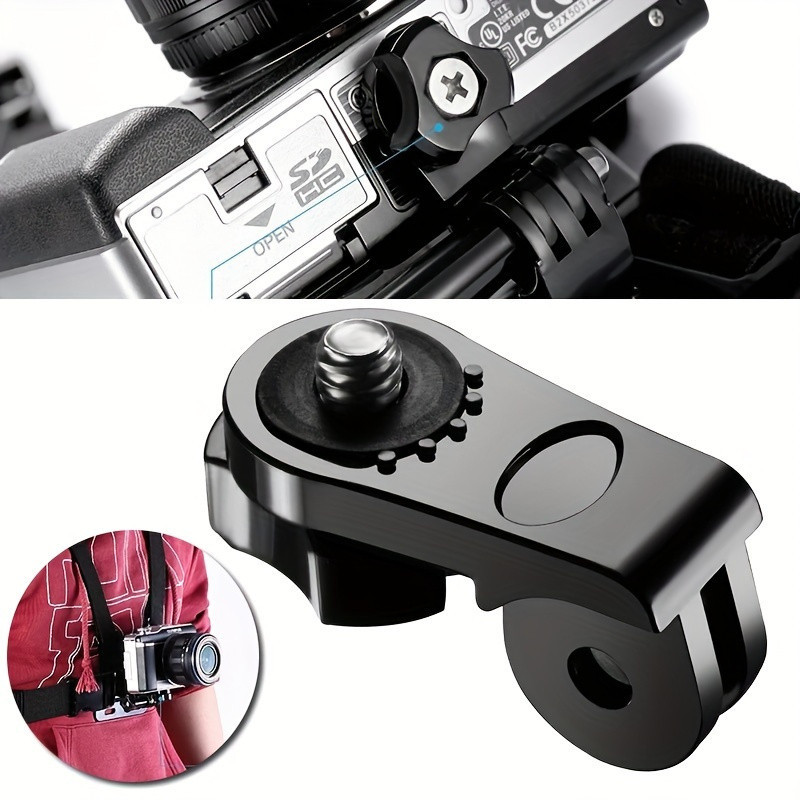 อะแดปเตอร์ Gopro สําหรับ Sony Action Cam 2 ชิ้น - เหมาะสําหรับความสามารถในการยึดสกรูขนาด 1/4 "สําหรับ Hdr As20, As30V, As15V, As200V, As300 - วัสดุ Abs ทนทาน