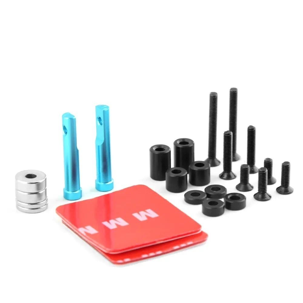 RC รถโพสต์แม่เหล็กที่มองไม่เห็น Fixed Mount สําหรับ 2/YD2 MST RC รถอะไหล่อัพเกรด 3Racing SAKURA D5S/