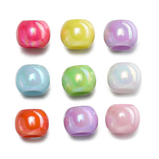 St. kunkka 100-200 ชิ้น 6 มม.อะคริลิคสี-Plated ลูกปัดหลุมขนา…