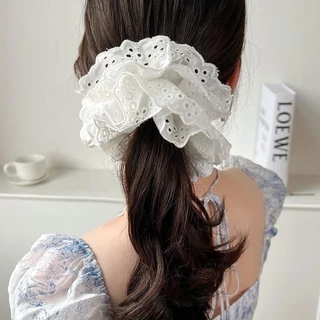 Big Scrunchie แฟชั่นเกาหลีบุคลิกภาพที่สวยงามอเนกประสงค์ขนาดใหญ่ผม Tie เครื่องประดับผม