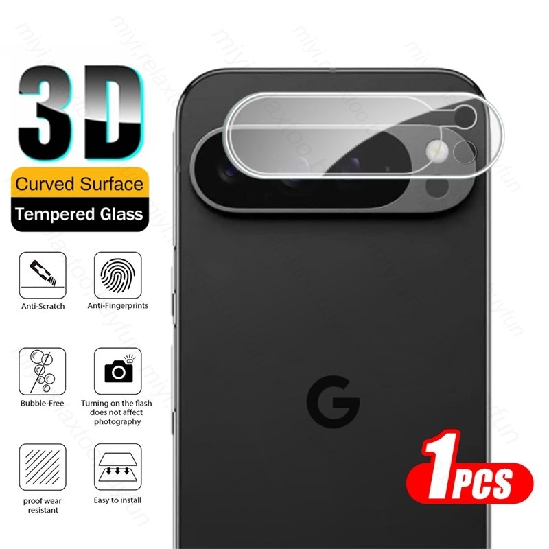 สําหรับ Google Pixel 9 Pro XL พิกเซล9 9Pro 9A 9ProXL Pixel9Pro Pixel9ProXL Pixel9A 5G 3D แบบบูรณาการกล้องเลนส์ป้องกันหน้าจอเต็มรูปแบบป้องกันกระจกกลับฟิล์ม ราคา ถูกที่สุด ดีลบีเคเค แกลเลอรีภาพที่ 7