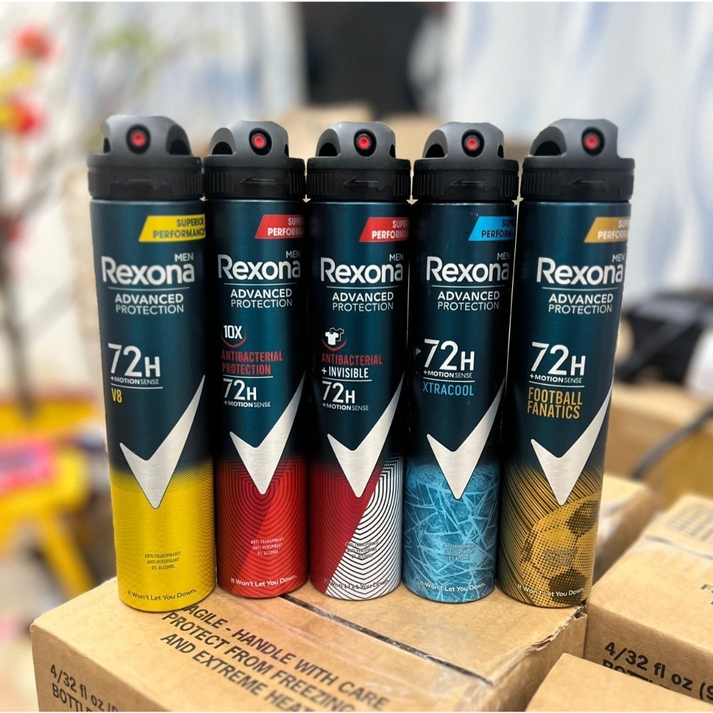 Rexona Men Advanced Protection 72H Deodorant Spray 200ml สเปรย์ระงับกลิ่นกายกลิ่นหอมพิเศษสำหรับผู้ชา