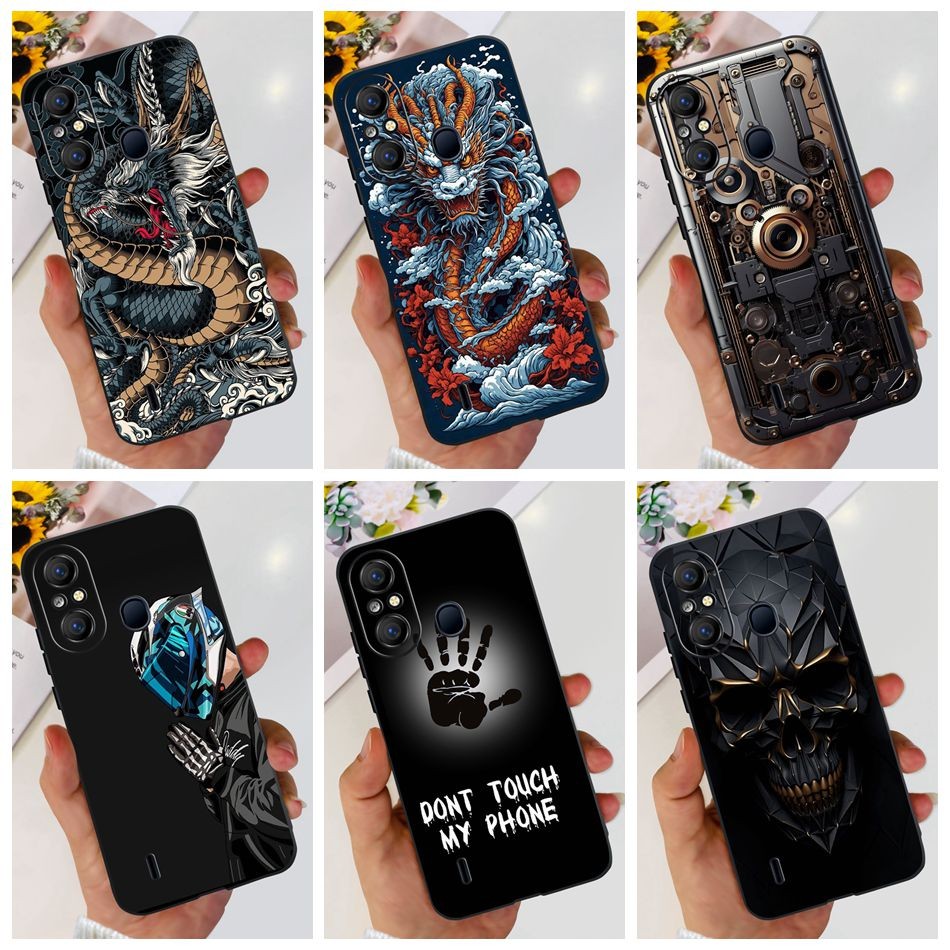 Itel A49 A58 Pro ItelA58 A661L เคสโทรศัพท์ TPU ซิลิโคนอ่อนนุ่มลายแฟชั่น
