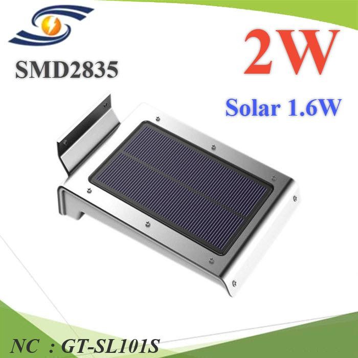 NC LED Solar Garden Light 2W ไฟทางเดิน โมชั้นเพิ่มความสว่าง GT-SL101S