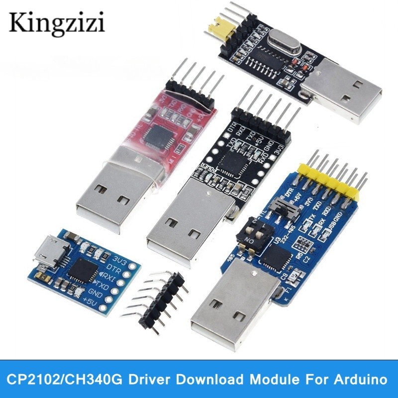 Cp2102 USB 2.0 ถึง UART TTL 5PIN Connector โมดูล Serial Converter STC เปลี่ยน FT232RL CH340G PL2303 CH9102X PL2303HX สําหรับ Arduino Pro mini