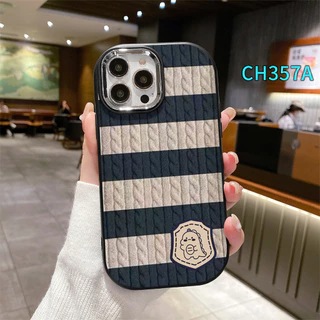 ลายทางย้อนยุค เคสไอโฟน กันกระแทก สําหรับ เคสไอโฟน11 เคส IPhone 14 11 12 13 15 PRO MAX 6 7 6S 8 14 15 Plus XR Case IPhone