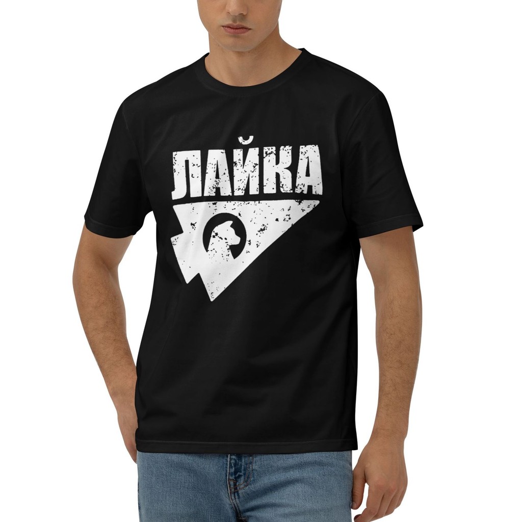 Kate Bishop Grunge Laika The Space Dog เสื้อยืดแขนสั้น O-Neck พิมพ์ยอดนิยม