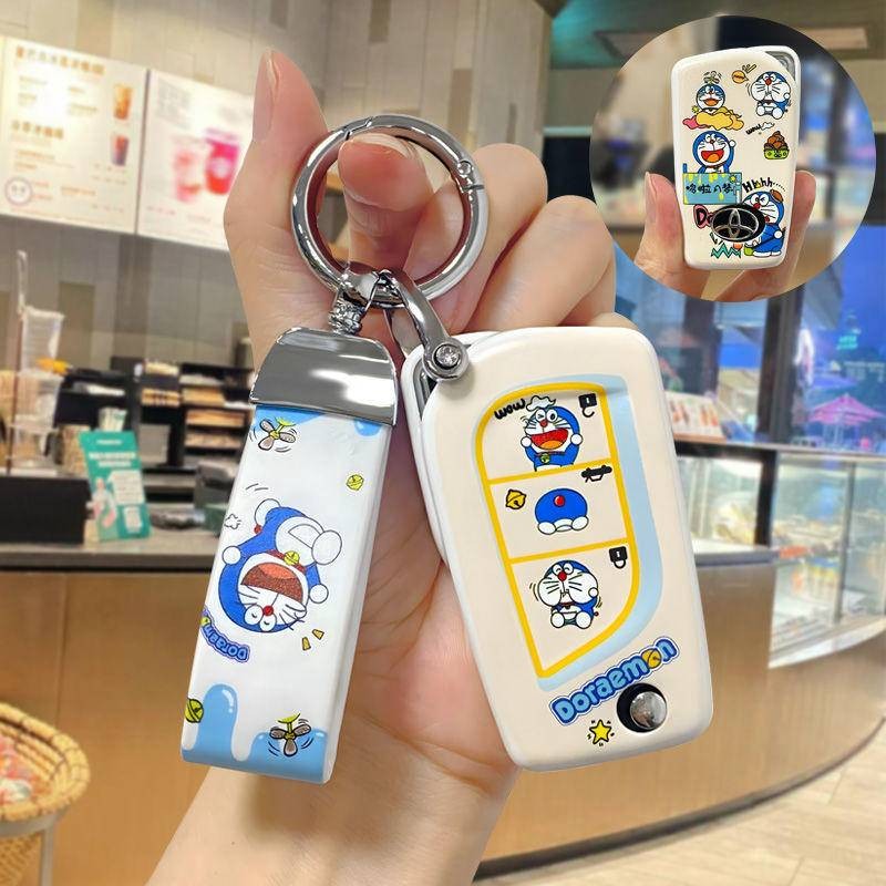 ปลอกกุญแจรถสําหรับ Toyota Corolla cross Camry Avalon LEVIN rav4 altis hilux fortuner Yaris Frontlander เคสกุญแจรถยนต์ เคสกุญแจรีโมทรถยนต์