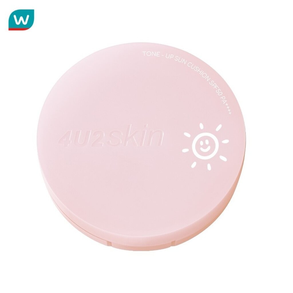 4U2 โฟร์ยูทู สกิน โทนอัพ ซัน คุชชั่น SPF50 PA++++ 10ก. 20 โทน โกลววิ่ง
